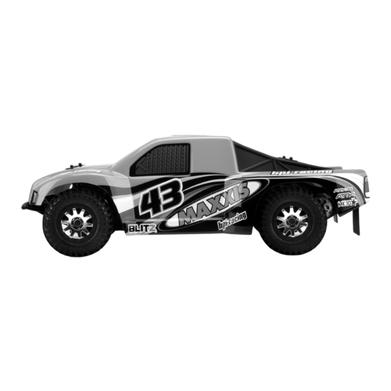HPI Racing BLITZ Anleitung