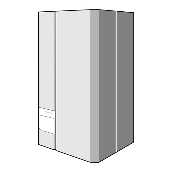 Buderus Logamax plus GB122-11 Bedienungsanleitung