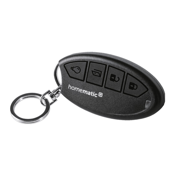 HomeMatic IP HmIP-KRCK Bedienungsanleitung