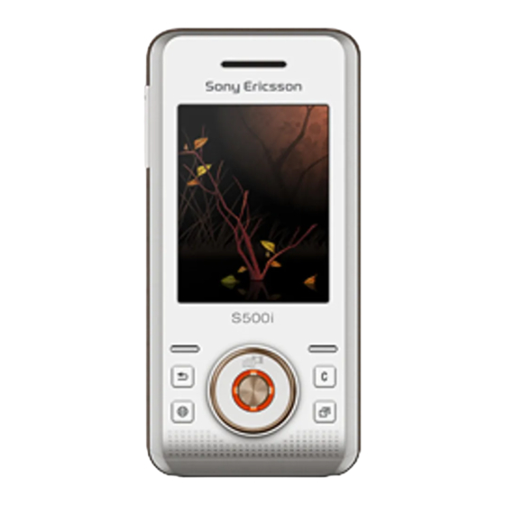 Sony Ericsson S500i Handbücher