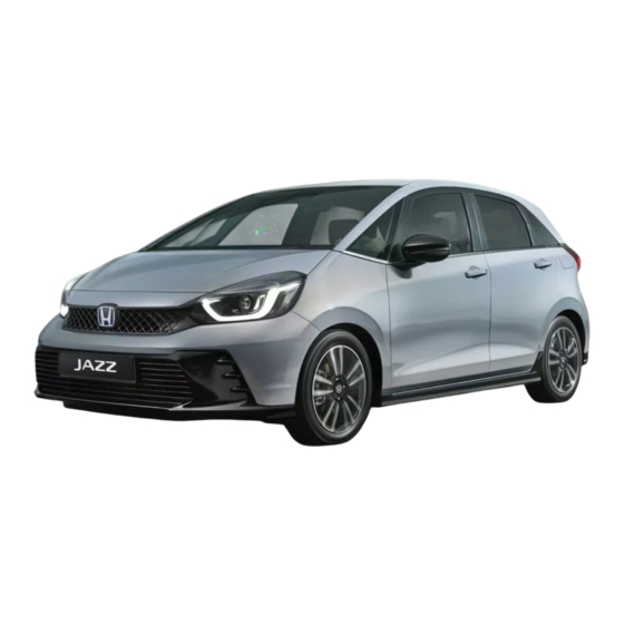 Honda JAZZ e:HEV Bedienungsanleitung