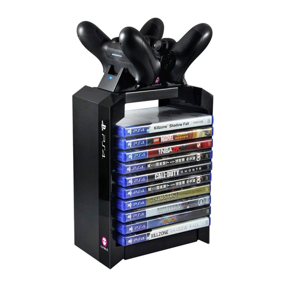 numskull PS4 Games Tower and Charger Bedienungsanleitung