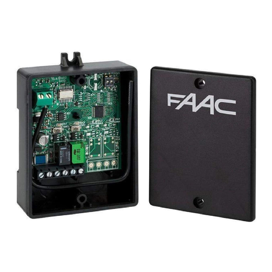 FAAC XR2 433 C Handbuch