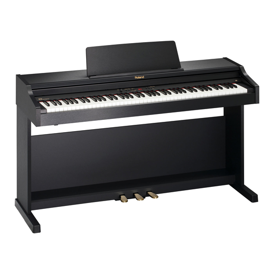 Roland RP301 Bedienungsanleitung