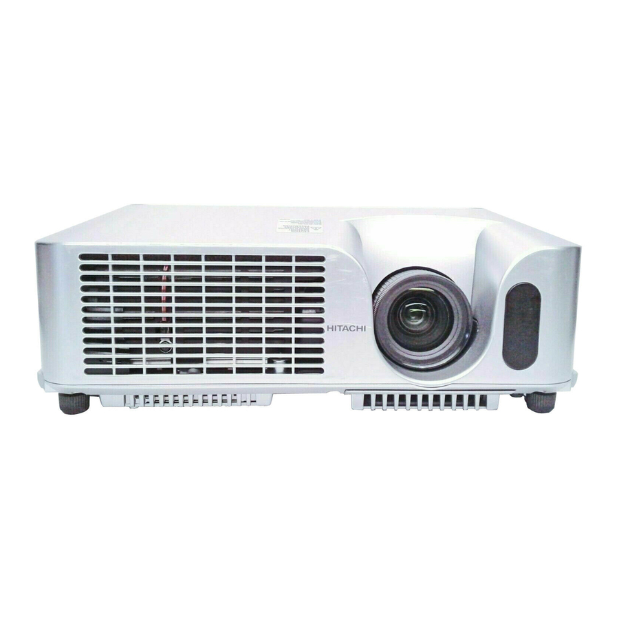 Hitachi CP-X265 Bedienungsanleitung-Benutzerhandbuch