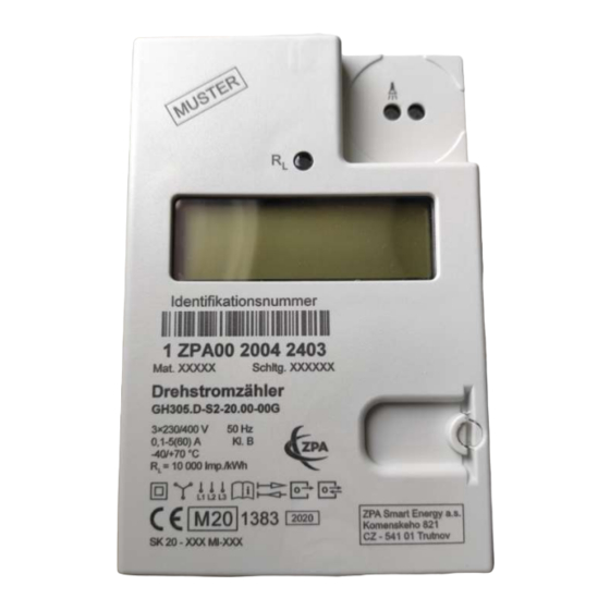ZPA GH305 Bedienungsanleitung