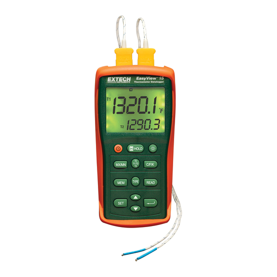 Extech Instruments EA15 Bedienungsanleitung