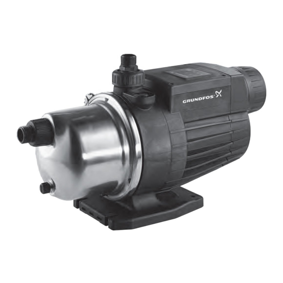 Grundfos MQ series Montage- Und Betriebsanleitung