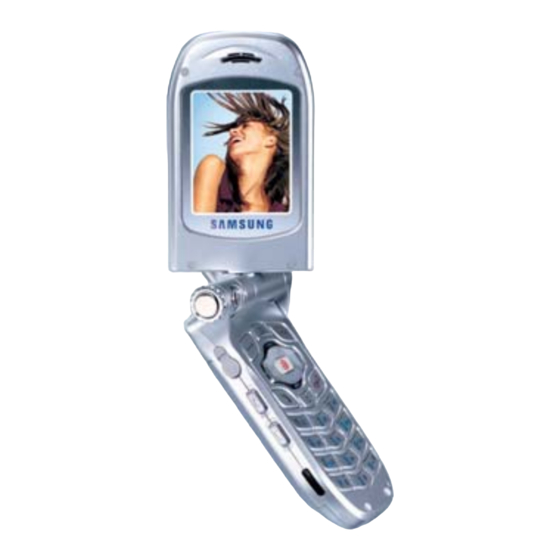 Samsung SGH-P400 Bedienungsanleitung