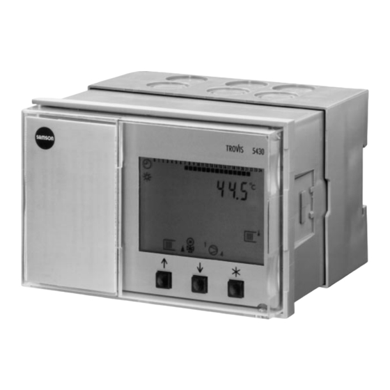 Samson TROVIS 5430 Bedienungsanleitung
