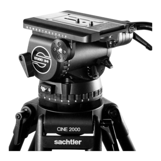 Sachtler Studio 9+9 Bedienungsanleitung