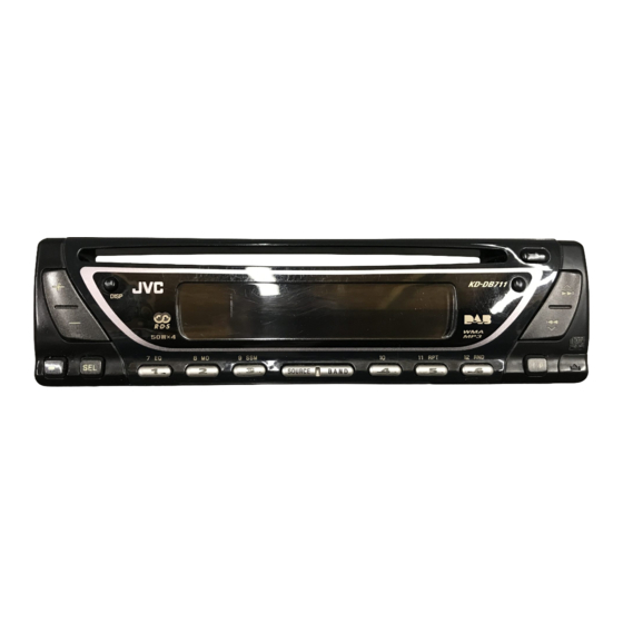 JVC KD-DB711 Bedienungsanleitung