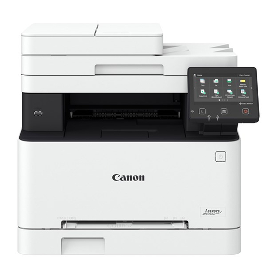 Canon i-SENSYS MF657Cdw Installationsanleitung