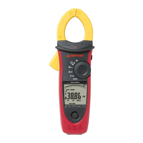 Amprobe ACD-50NAV Bedienungsanleitung