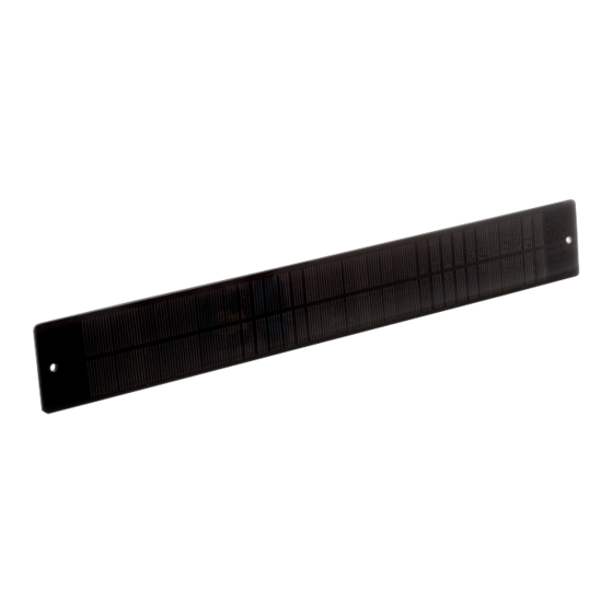 SOMFY 3.2W Solar Panel Anleitung