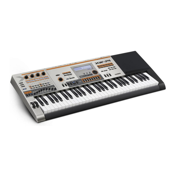 Casio XW-P1 Bedienungsanleitung