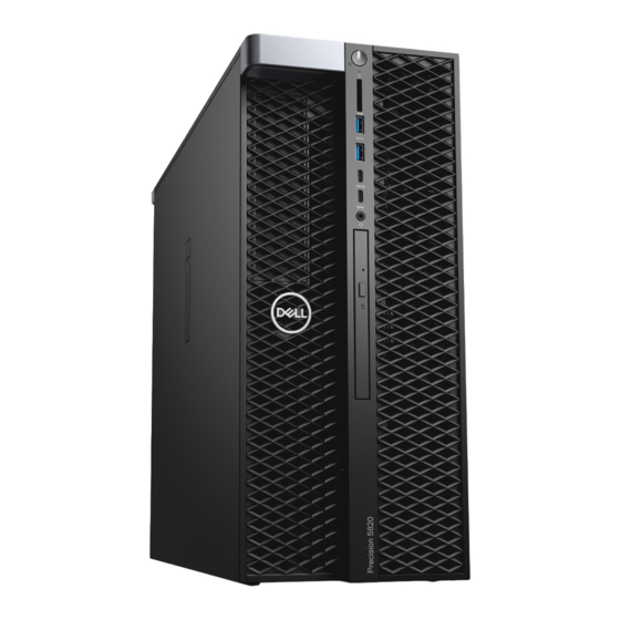 Dell Precision 5820 Tower Benutzerhandbuch