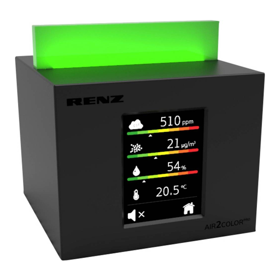 Renz AIR2COLOR PRO Bedienungsanleitung