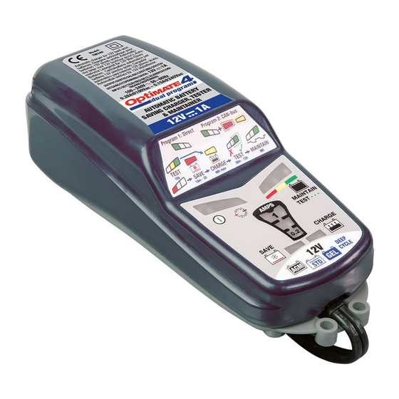 Tecmate Optimate 4 TM340 Anwendungsvorschriften