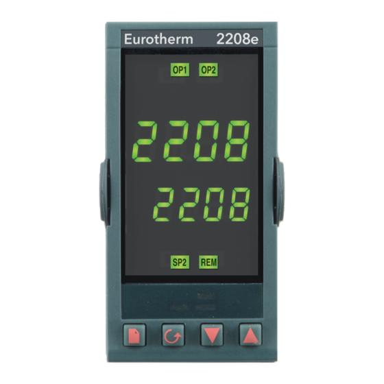 Eurotherm 2208e Kurzanleitung