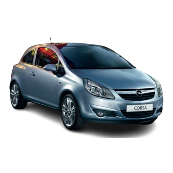 Opel corsa Betriebsanleitung