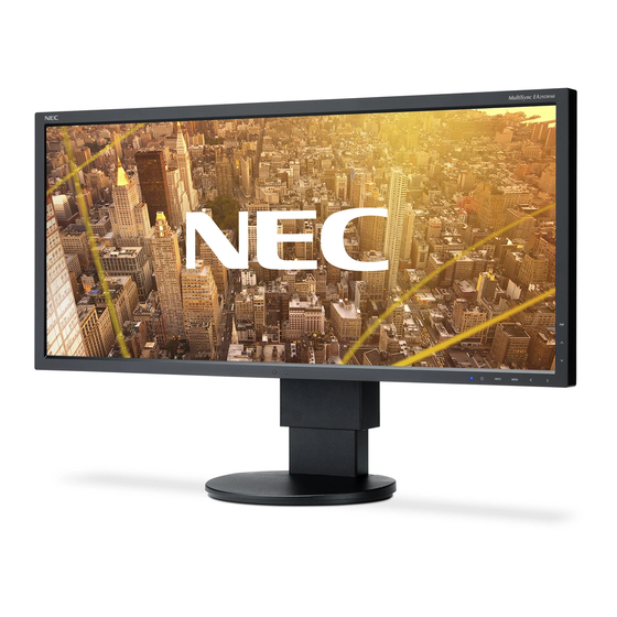 NEC MultiSync EA295WMi Bedienungsanleitung