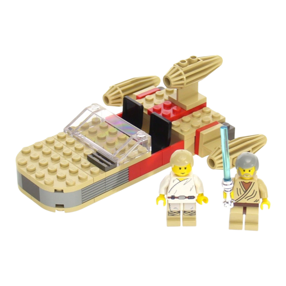 LEGO SYSTEM STAR WARS LANDSPEEDER 7110 Bedienungsanleitung