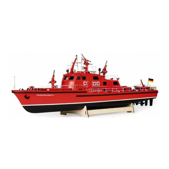 Romarin Feuerlöschboot Düsseldorf ro1100 Bauanleitung