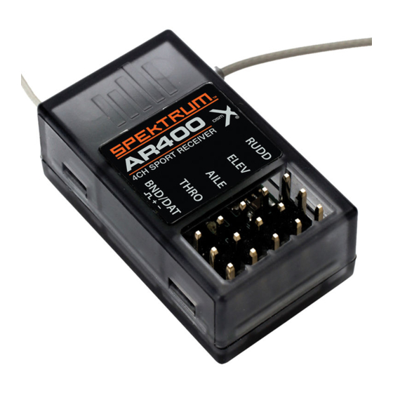 Spektrum AR400 Bedienungsanleitung