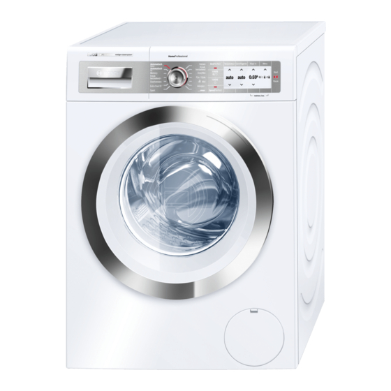Bosch WAY32841NL Gebrauchs- Und Aufstellanleitung