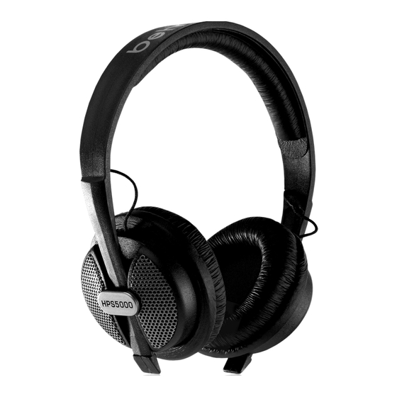 Behringer HPS5000 Kurzanleitung