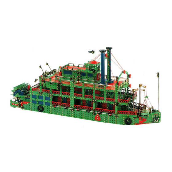 Märklin metall Mississippi-Dampfer Montageanleitung