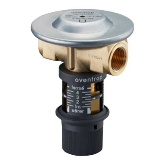 oventrop Oilstop V Betriebsanleitung