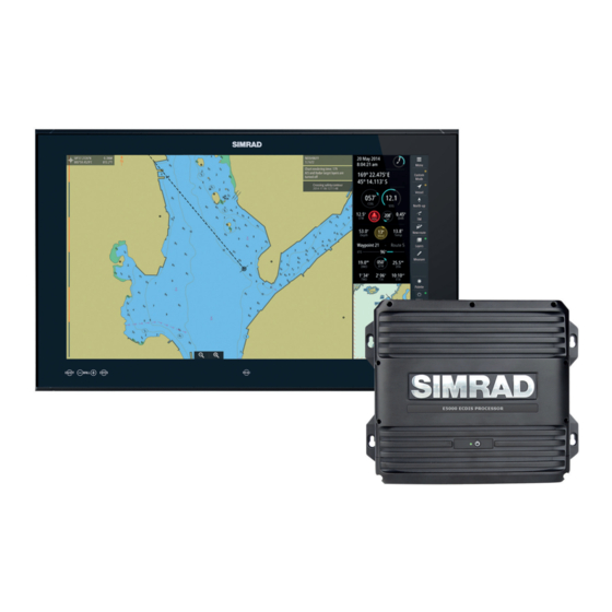 Simrad E5024 ECDIS Bedienungsanleitung