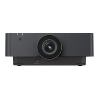 Sony VPL-FHZ80 Installationsanleitung