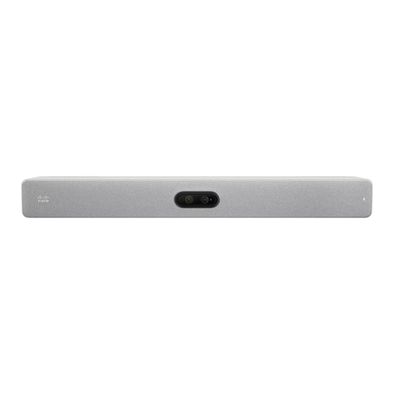 Cisco Room Bar Pro Installationshandbuch