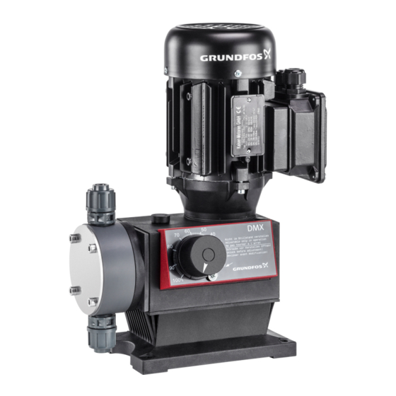 Grundfos DMX 221 Montage- Und Betriebsanleitung