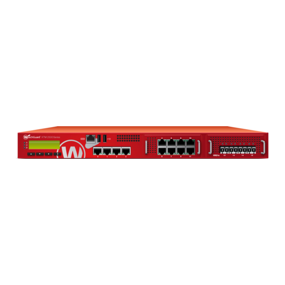 Watchguard XTM 2500 Series Kurzanleitung