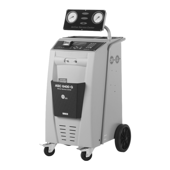Waeco AirCon Service 6300G Bedienungsanleitung