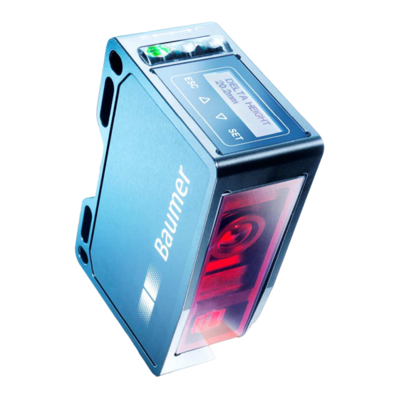 Baumer PosCon HM 11159406 Handbücher