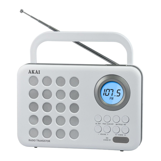 Akai AR-72 Bedienungsanleitung