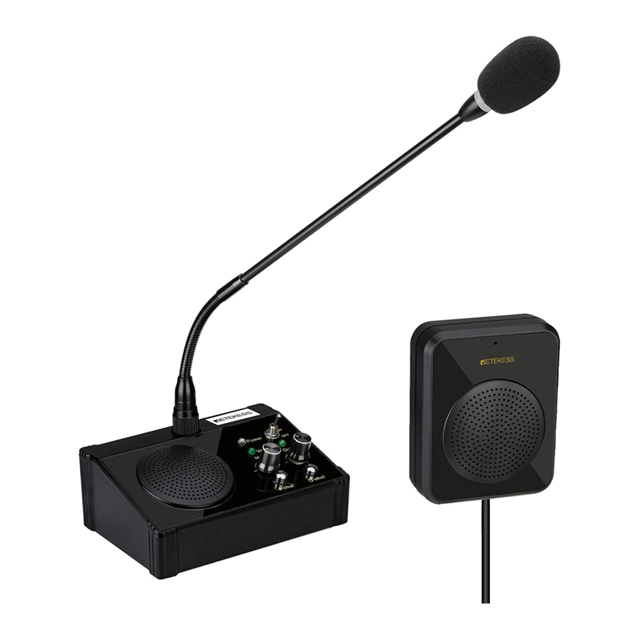 Retekess TW106 Benutzerhandbuch