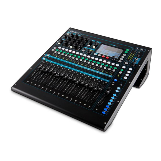 ALLEN & HEATH QU24 HANDBUCH PdfHerunterladen ManualsLib