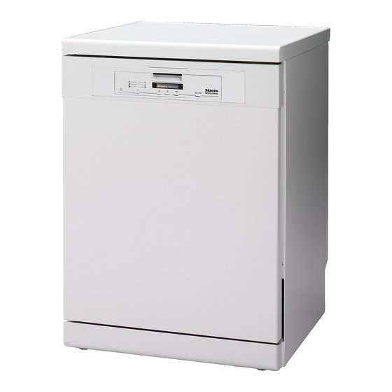 Miele professional PG 8080 Installationsplan