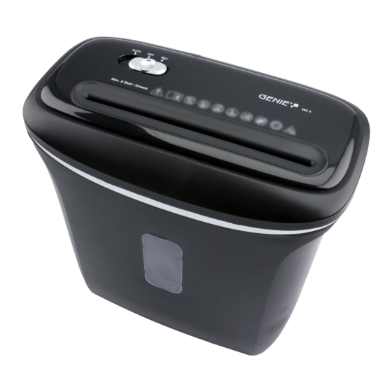 Genie 480 X Handbücher