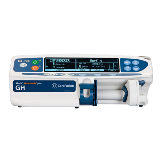 CareFusion Alaris GH Guardrails Gebrauchsanweisung