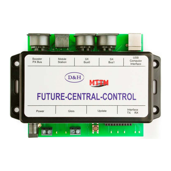 D&H FUTURE-CENTRAL-CONTROL Bedienungsanleitung