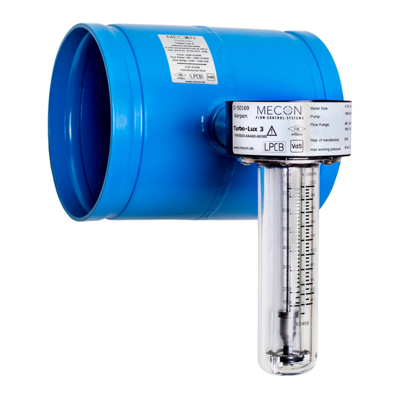 Mecon Turbo-Lux 3 Betriebsanleitung