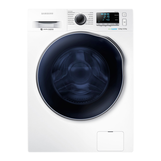 Samsung WD90J6 Serie Benutzerhandbuch