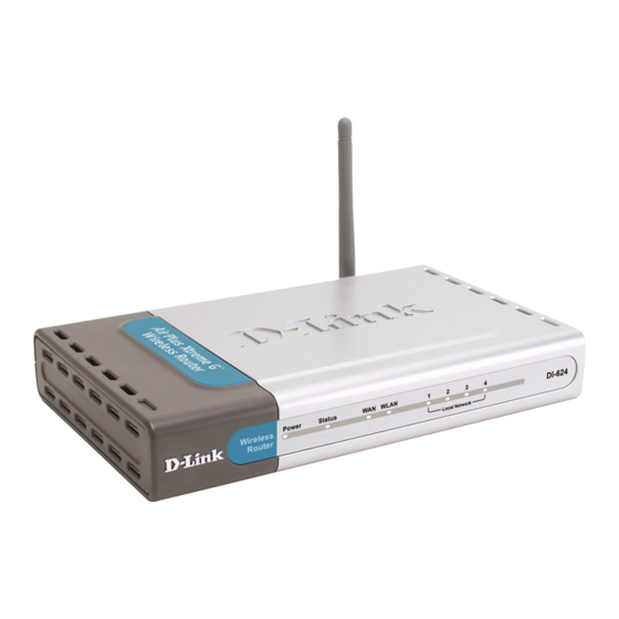 D-Link DI-624+ Schnellinstallationsanleitung